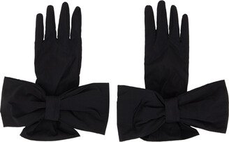 SSENSE Exclusive Black Bow Gloves