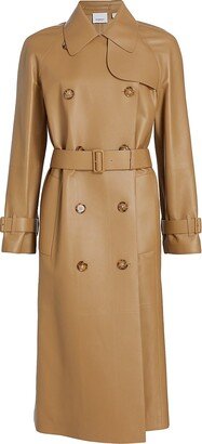 Waterloo Leather Trench Coat