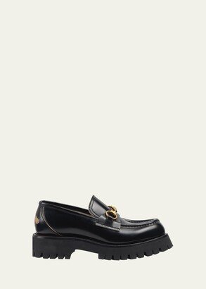 Harald Leather Lug-Sole Loafers