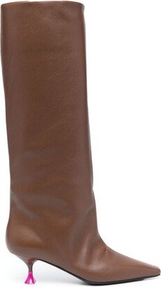 3juin 55mm Knee-Length Leather Boots