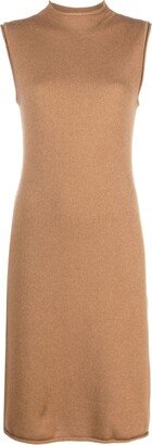 Fine-Rib Cashmere Dress