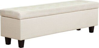 Ben Tufted Storage Ottoman - Abbyson Living