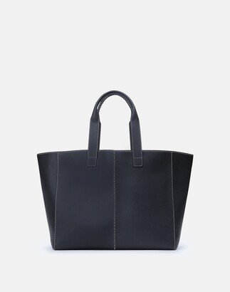Grained Calfskin Leather L Tote