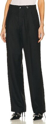 Wool Pant in Black