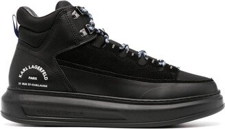 Leather High-Top Sneakers-AD