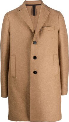 Single-Breasted Wool Coat-BB