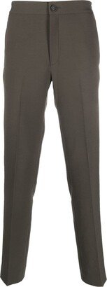 Pressed-Crease Straight-Leg Trousers-AD