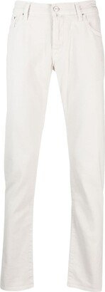 Bard slim-fit straight leg trousers