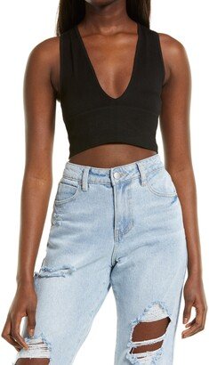 Josie Ribbed Sleeveless Crop Top