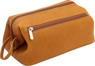 Classic Leather Toiletry Bag (Tan) Luggage