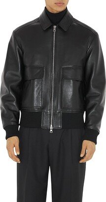 Wivelsfield Leather Bomber Jacket