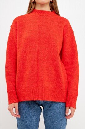 Women's Over d Crewneck Sweater