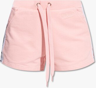 Shorts With Logo - Pink-AB