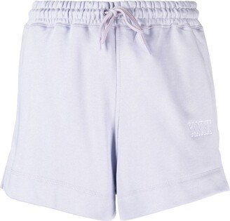 Embroidered-Logo Drawstring Shorts