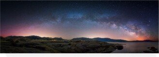 Darren White Photography Late Night Milky Way Show copy Canvas Art - 36.5 x 48