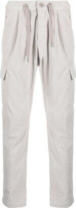 Pleat-Detail Corduroy Tapered Trousers