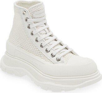 Tread Slick Woven Raffia High Top Sneaker