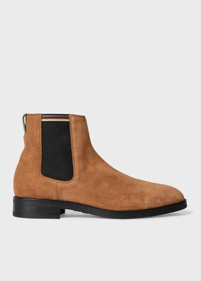 Tan Suede 'Lansing' Chelsea Boots