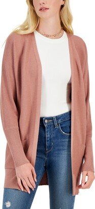 Juniors' Longline Cardigan Sweater