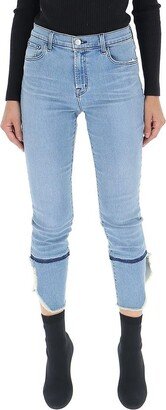 Side Detail Cropped Jeans