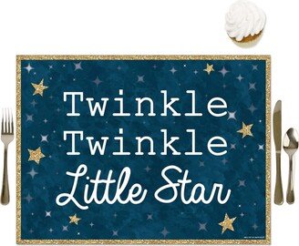 Big Dot Of Happiness Twinkle Twinkle Little Star - Party Table Decorations - Party Placemats - 16 Ct