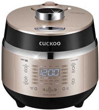 Cuckoo 3-Cup Induction Heating Pressure Rice Cooker - Black/ Gold