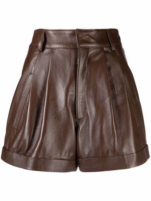 Jett leather shorts