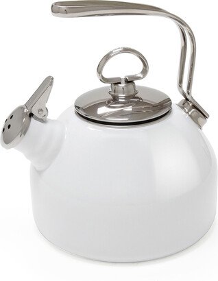 Classic Enamel-on-Steel Teakettle, 1.8 quart