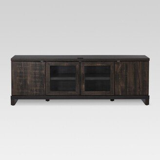 Storage TV Stand for TVs up to 75 Weathered Pine