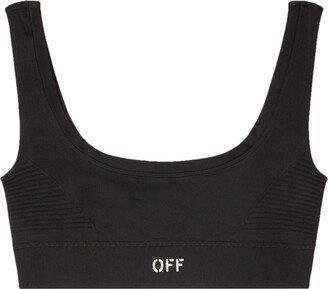 Off stamp sports bra