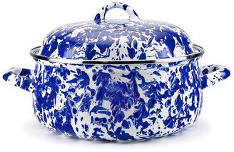 Cobalt Swirl Enamelware Collection 4 Quart Dutch Oven