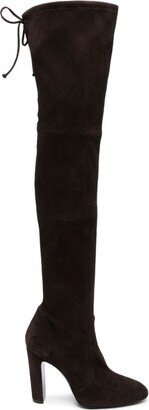 Vidaland 100mm suede thigh-length boots