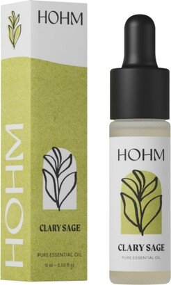 Hohm Clary Sage Essential Oil , Pure Essential Oil for Your Home Diffuser - 15 mL