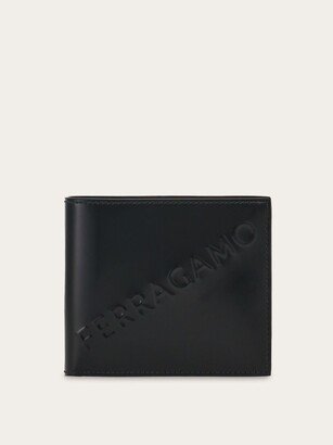 Man Wallet with 3D logo Black