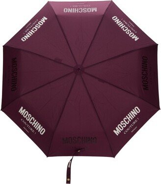 Logo-Print Compact Umbrella-AN