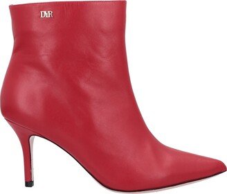 Ankle Boots Red-AE