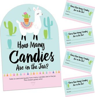 Big Dot Of Happiness Whole Llama Fun - Llama Fiesta Baby Shower or Birthday Party Candy Guessing Game