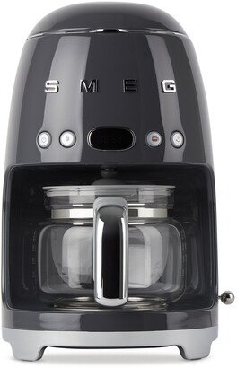 Grey Retro-Style Drip Coffee Machine, 1.2 L