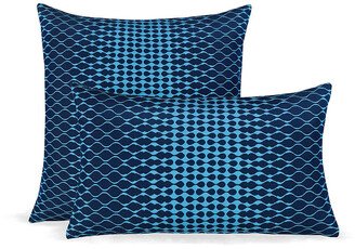 Optic Indoor/Outdoor Pillow by Elaine Smith