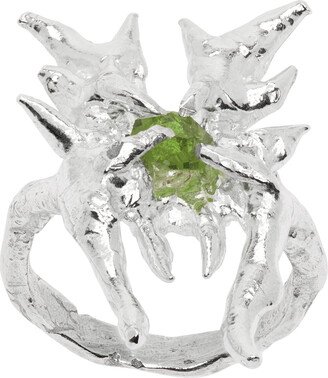 Harlot Hands SSENSE Exclusive Silver Conjure Butterfly Ring