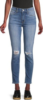 Blair High Rise Super Skinny Distressed Jeans