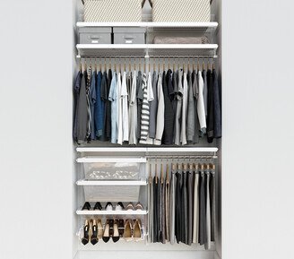 Elfa Decor 4' Reach-In Closet White and White