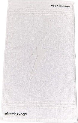 Sweat It Up Gym Towel (White/Big Bolt Logo) Bath Towels