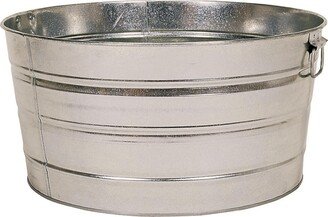 Behrens Multi-purpose Round Galvanized Steel Tub, 15 Gal