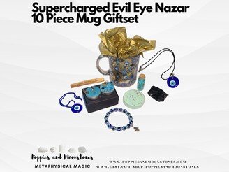 Supercharged Evil Eye Nazar 10 Piece Mug Giftset