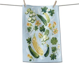 tagltd Zucchini Dishtowel Dish Cloth For Drying Dishes And Cooking