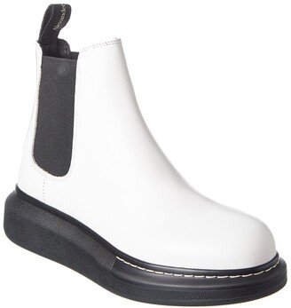 Contrast Leather Chelsea Boot