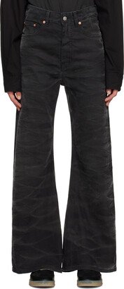 Black Flared Jeans-AB