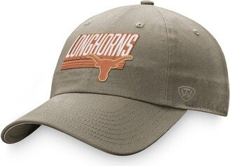 Men's Khaki Texas Longhorns Slice Adjustable Hat