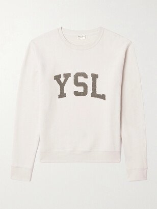 Logo-Print Cotton-Jersey Sweatshirt-AC